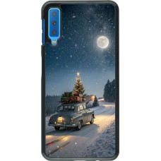 Coque Samsung Galaxy A7 - Christmas 25 Car with Tree Xmas