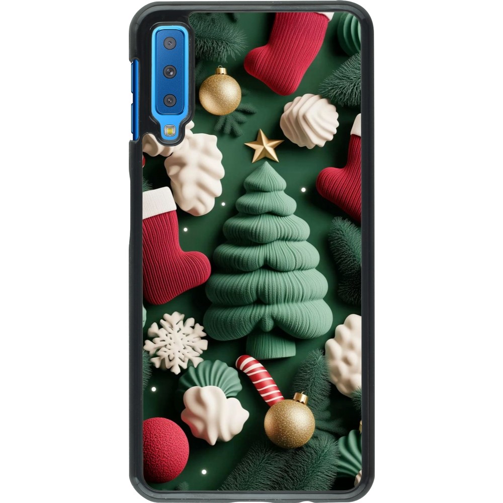 Coque Samsung Galaxy A7 - Christmas 25 Christmas textiles