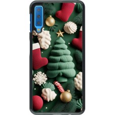 Coque Samsung Galaxy A7 - Christmas 25 Christmas textiles
