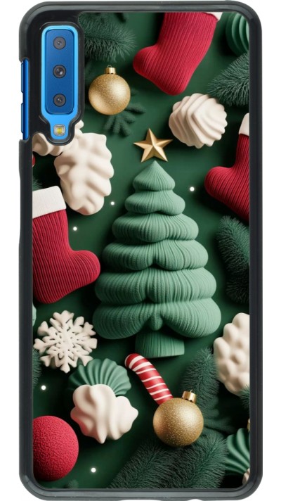 Coque Samsung Galaxy A7 - Christmas 25 Christmas textiles