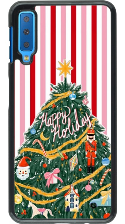 Coque Samsung Galaxy A7 - Christmas 25 Happy Holiday
