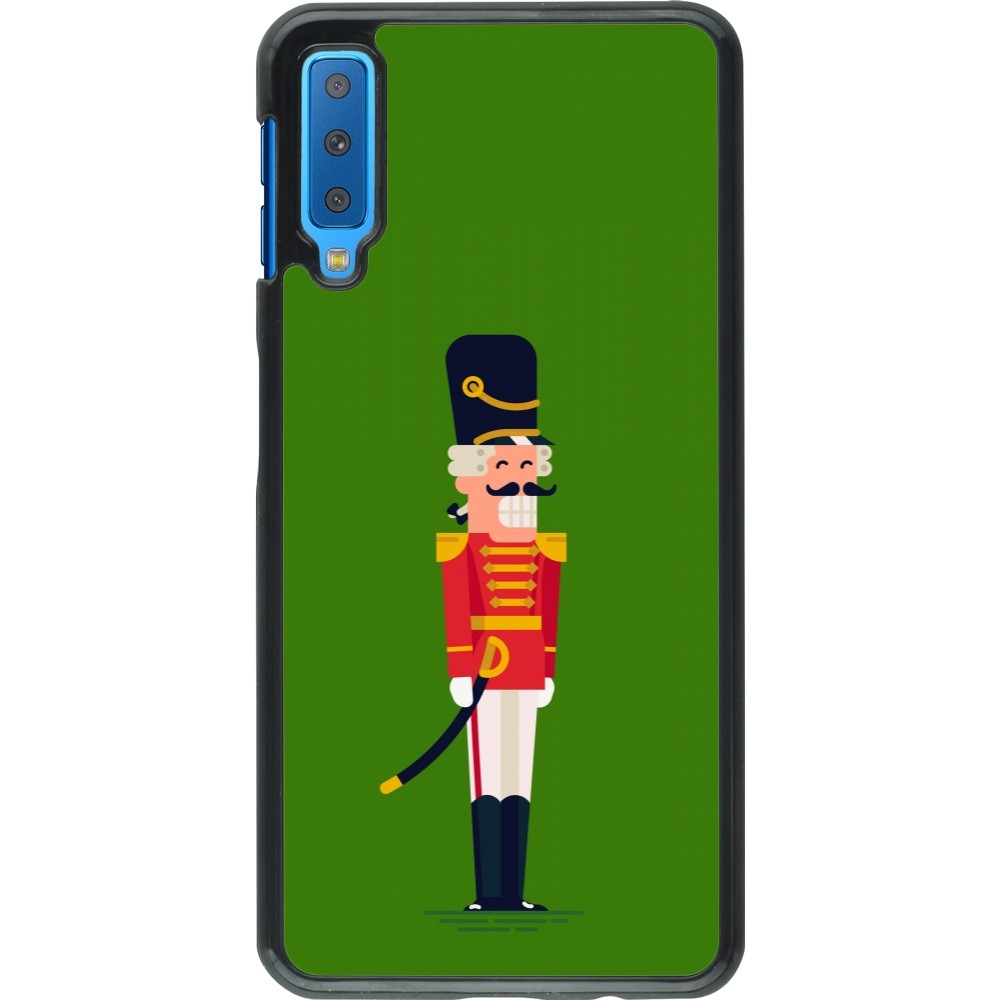 Coque Samsung Galaxy A7 - Christmas 25 Nutcracker Green
