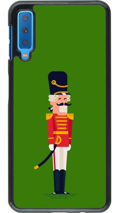 Coque Samsung Galaxy A7 - Christmas 25 Nutcracker Green