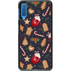 Coque Samsung Galaxy A7 - Christmas 25 Pattern Gingerbread House