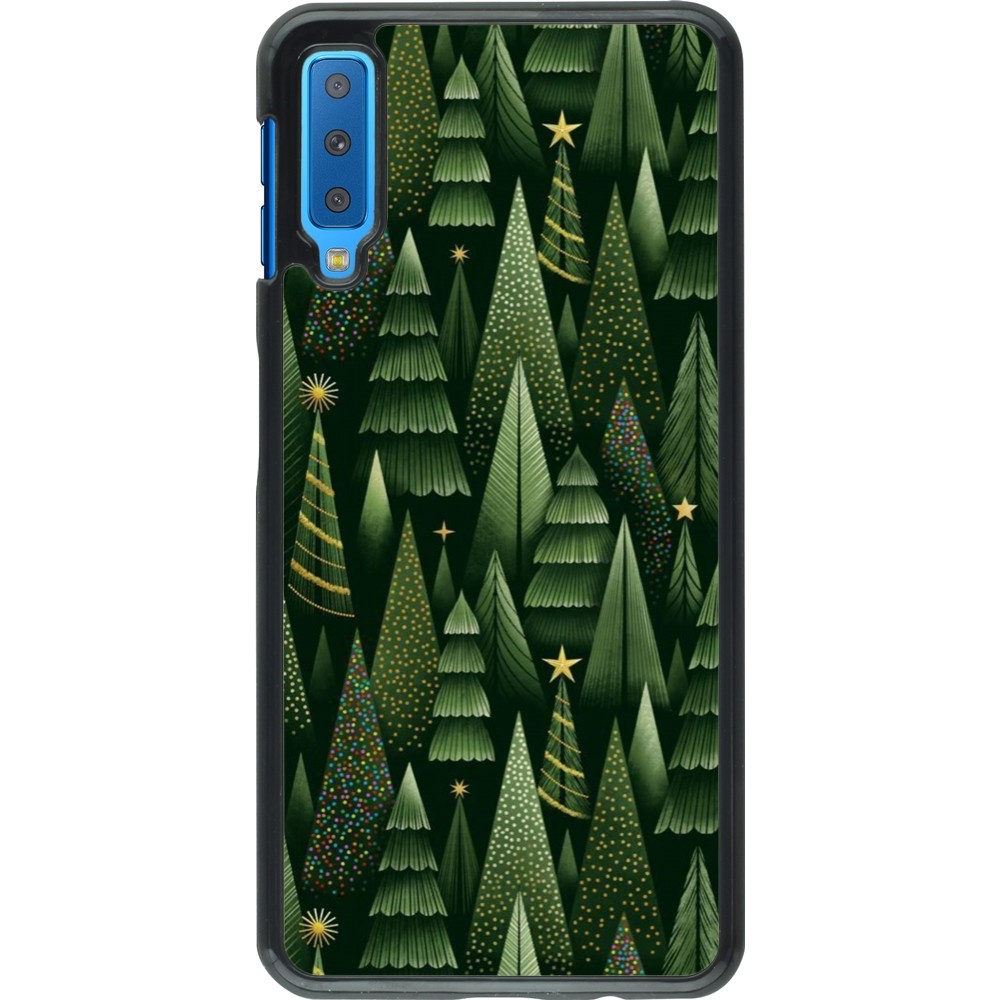 Coque Samsung Galaxy A7 - Christmas 25 Pattern Xmas Tree