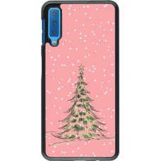 Coque Samsung Galaxy A7 - Christmas 25 Pink Tree