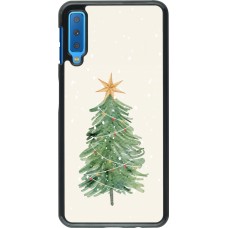 Coque Samsung Galaxy A7 - Christmas 25 Sketch Tree