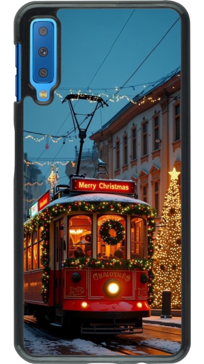 Coque Samsung Galaxy A7 - Christmas 25 Xmas Train