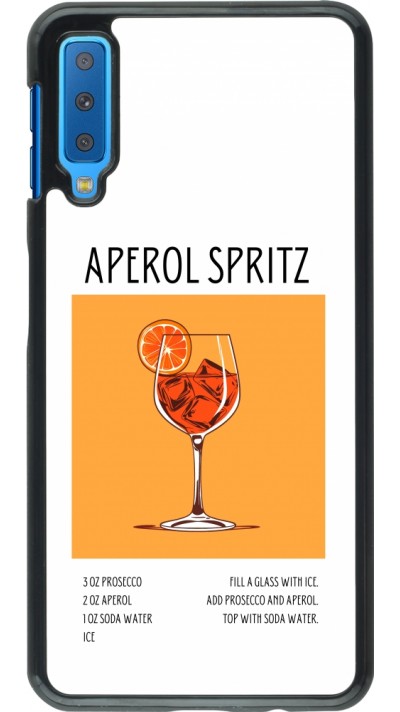 Samsung Galaxy A7 Case Hülle - Cocktail Rezept Aperol Spritz