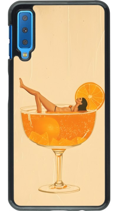 Coque Samsung Galaxy A7 - Cocktail bain vintage