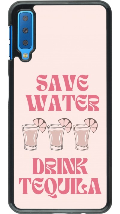 Samsung Galaxy A7 Case Hülle - Cocktail Save Water Drink Tequila