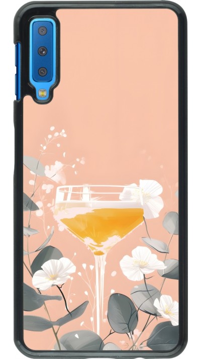Samsung Galaxy A7 Case Hülle - Cocktail Flowers