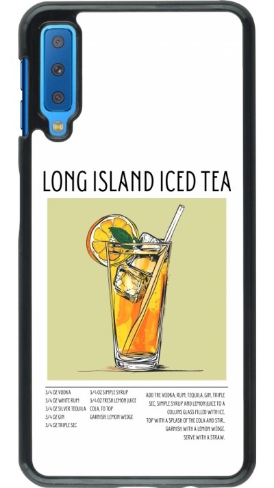 Samsung Galaxy A7 Case Hülle - Cocktail Rezept Long Island Ice Tea