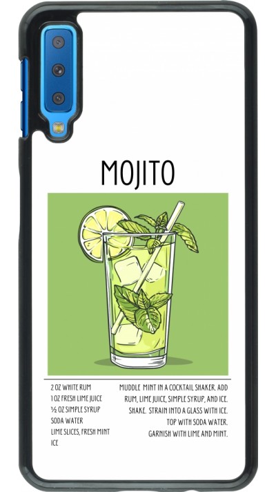 Samsung Galaxy A7 Case Hülle - Cocktail Rezept Mojito
