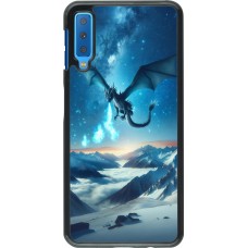 Samsung Galaxy A7 Case Hülle - Drache nächtliche Berg