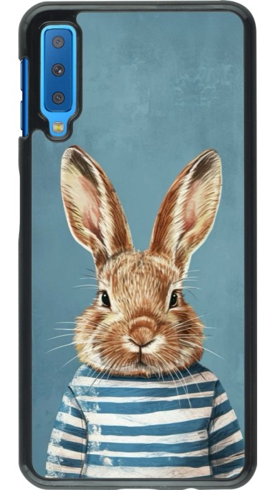Coque Samsung Galaxy A7 - Easter 2026 Rabbit navy