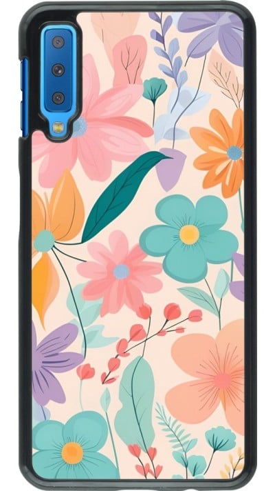 Samsung Galaxy A7 Case Hülle - Easter 2024 spring flowers