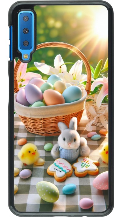 Coque Samsung Galaxy A7 - Easter 2025 Panier Pâques