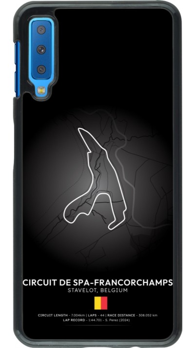 Samsung Galaxy A7 Case Hülle - F1 Track 2025 Belgium