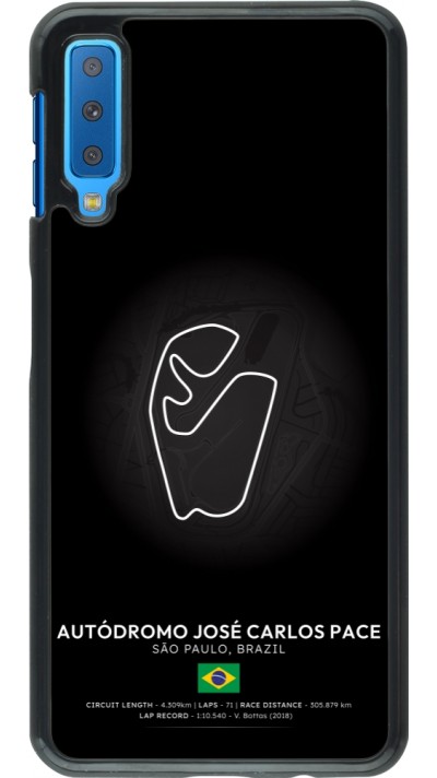 Samsung Galaxy A7 Case Hülle - F1 Track 2025 Brazil
