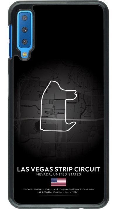 Samsung Galaxy A7 Case Hülle - F1 Track 2025 Las Vegas