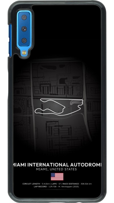 Samsung Galaxy A7 Case Hülle - F1 Track 2025 Miami