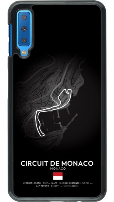 Samsung Galaxy A7 Case Hülle - F1 Track 2025 Monaco