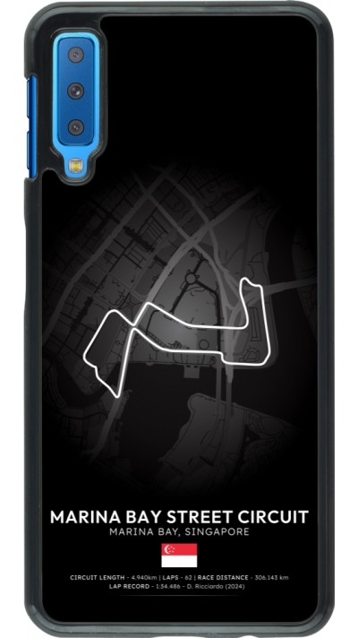 Samsung Galaxy A7 Case Hülle - F1 Track 2025 Singapore