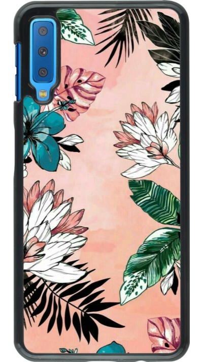 Samsung Galaxy A7 Case Hülle - Flowers Artprint