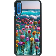 Coque Samsung Galaxy A7 - Flower sea waves