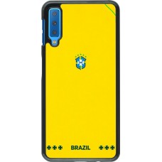 Samsung Galaxy A7 Case Hülle - Brasilien 2026 personalisierbares Fussballtrikot