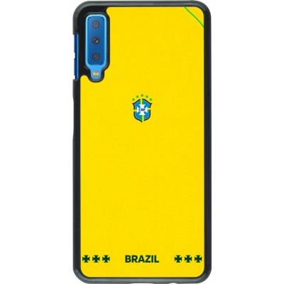Samsung Galaxy A7 Case Hülle - Brasilien 2026 personalisierbares Fussballtrikot