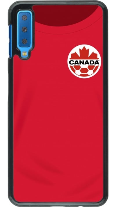 Samsung Galaxy A7 Case Hülle - Kanada 2022 personalisierbares Fussballtrikot