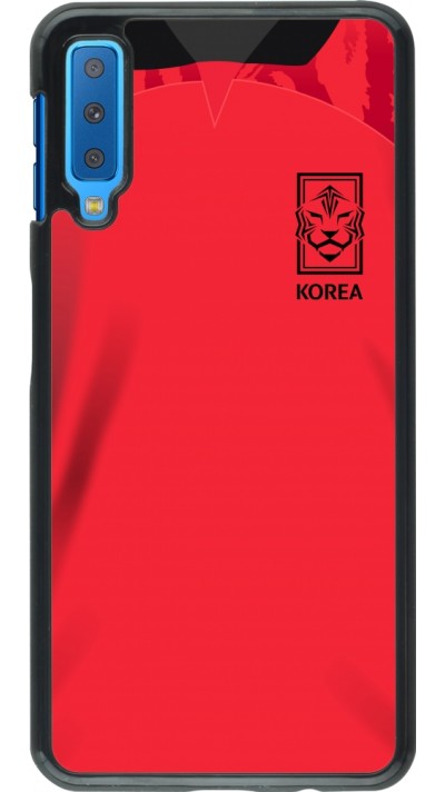 Coque Samsung Galaxy A7 - Maillot de football Corée du Sud 2022 personnalisable