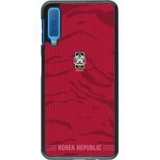 Samsung Galaxy A7 Case Hülle - Südkorea 2026 personalisierbares Fussballtrikot