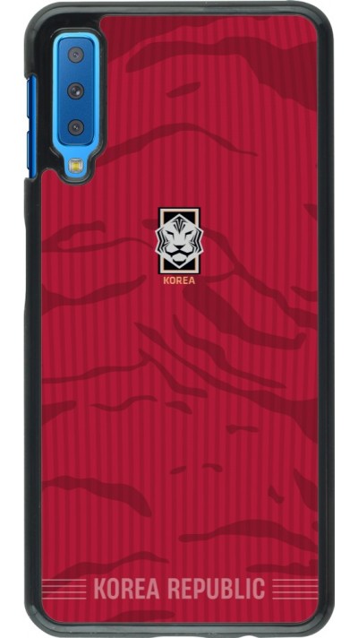 Samsung Galaxy A7 Case Hülle - Südkorea 2026 personalisierbares Fussballtrikot