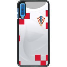 Samsung Galaxy A7 Case Hülle - Kroatien 2022 personalisierbares Fussballtrikot