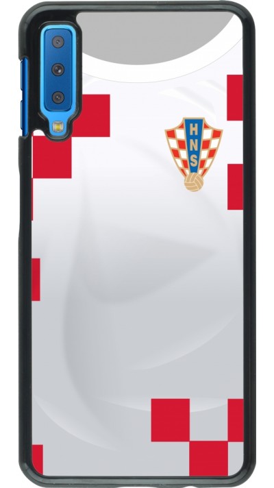 Samsung Galaxy A7 Case Hülle - Kroatien 2022 personalisierbares Fussballtrikot