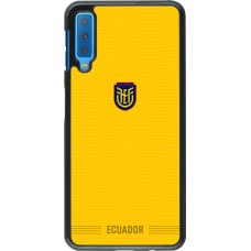 Samsung Galaxy A7 Case Hülle - Ecuador 2026 personalisierbares Fussballtrikot