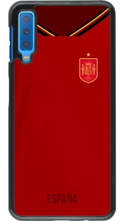 Coque Samsung Galaxy A7 - Maillot de football Espagne 2022 personnalisable