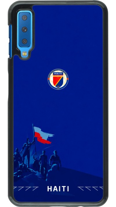 Samsung Galaxy A7 Case Hülle - Haiti 2026 personalisierbares Fussballtrikot