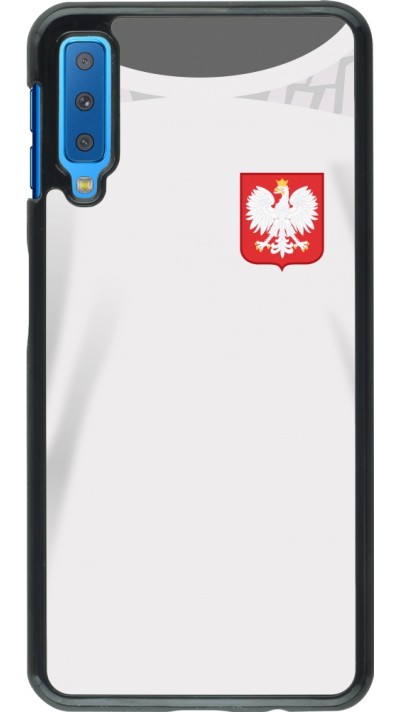 Coque Samsung Galaxy A7 - Maillot de football Pologne 2022 personnalisable