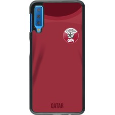 Samsung Galaxy A7 Case Hülle - Katar 2022 personalisierbares Fussballtrikot