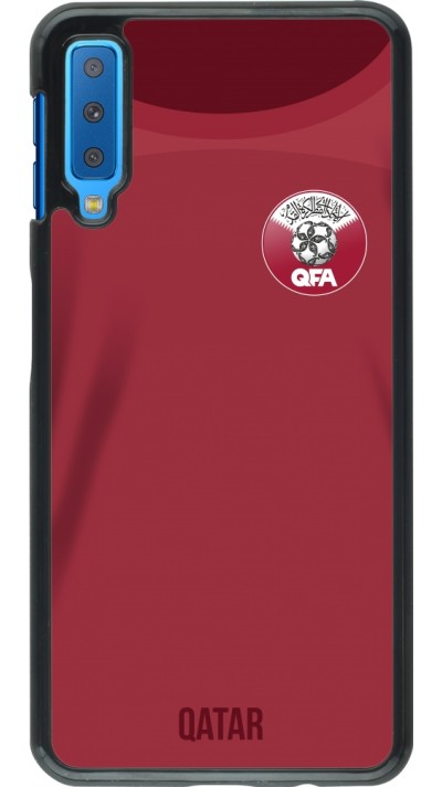 Samsung Galaxy A7 Case Hülle - Katar 2022 personalisierbares Fussballtrikot