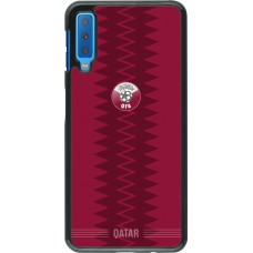 Samsung Galaxy A7 Case Hülle - Qatar 2026 personalisierbares Fussballtrikot