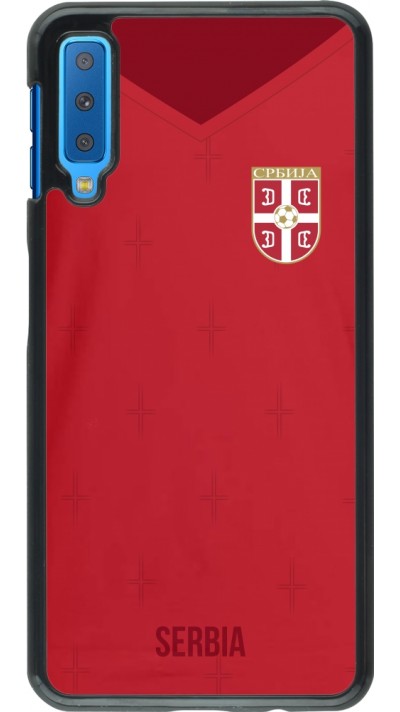 Coque Samsung Galaxy A7 - Maillot de football Serbie 2022 personnalisable