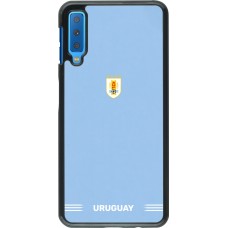Samsung Galaxy A7 Case Hülle - Uruguay 2026 personalisierbares Fussballtrikot