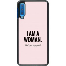 Hülle Samsung Galaxy A7 - I am a woman