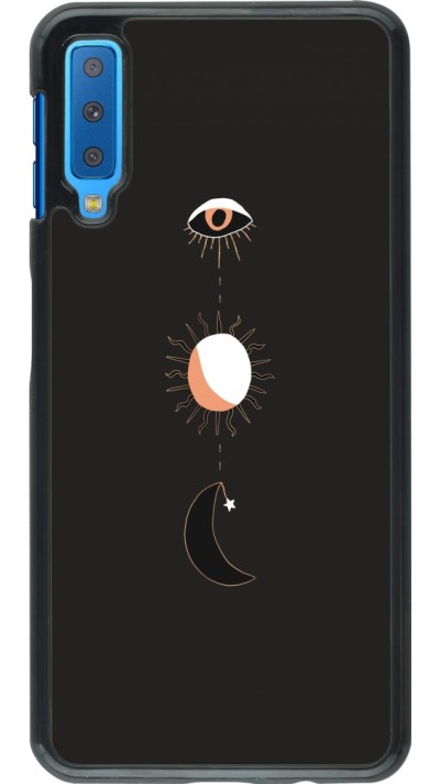 Coque Samsung Galaxy A7 - Halloween 22 eye sun moon