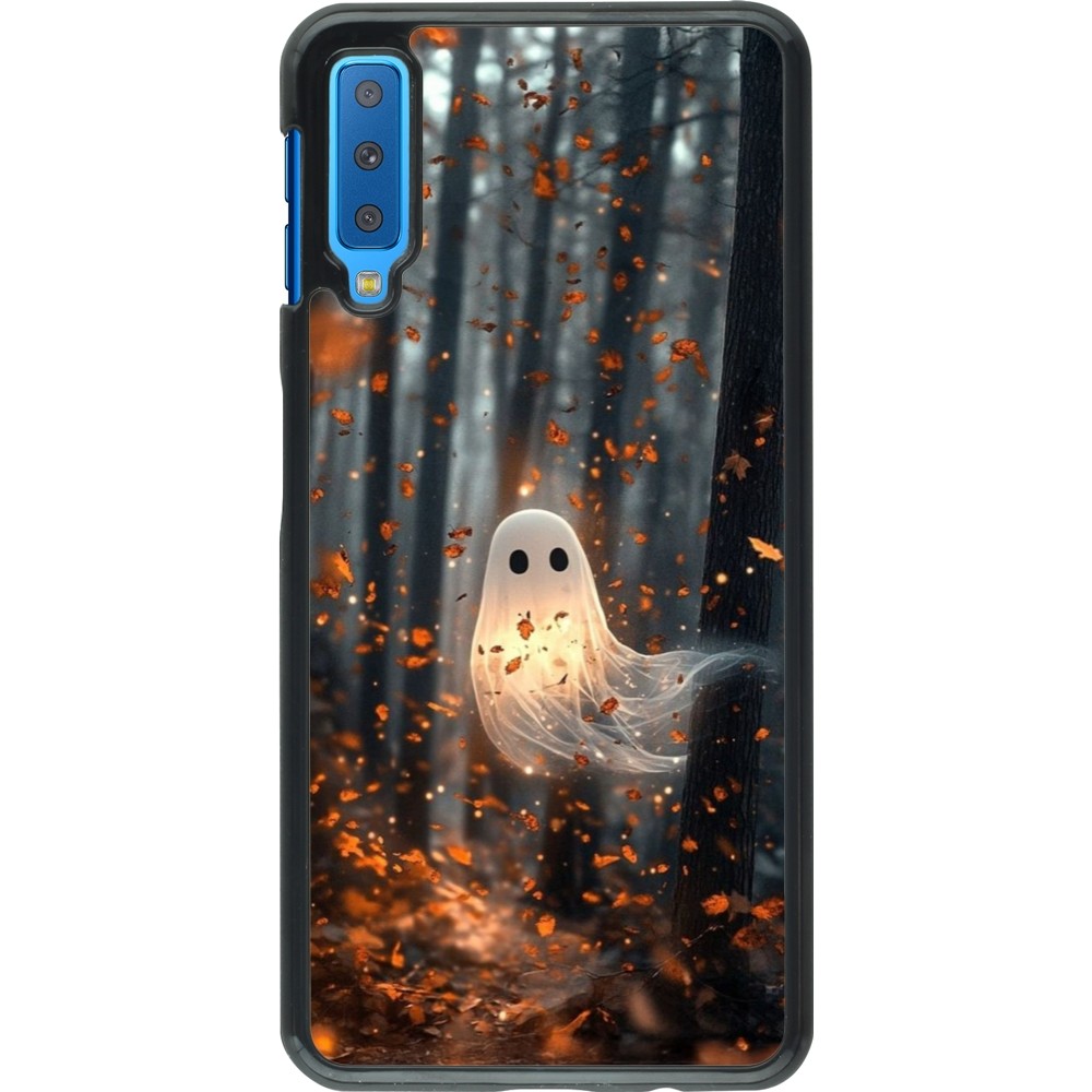 Samsung Galaxy A7 Case Hülle - Halloween 2025 Ghost in the forest